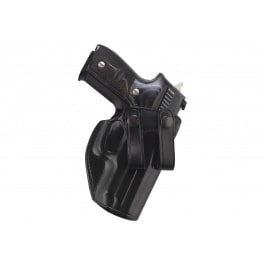 Galco Galco SUM838B Summer Comfort IWB Black Leather Belt Loop Fits Glock 42/SIG P365 SAS/STD/.380 Right Hand