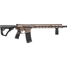 <em>Daniel</em> <em>Defense</em> 0212811090047 <em>DDM4</em> <em>V7</em> Pro 18" 30+1, FDE Rec, Black OEM Overmolded Stock & Grip, Geissele Trigger