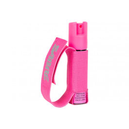 Sabre P22JPK02 The Runner Pepper <em>Gel</em> 35 Bursts Range 12 ft Pink Features Adjustable Strap