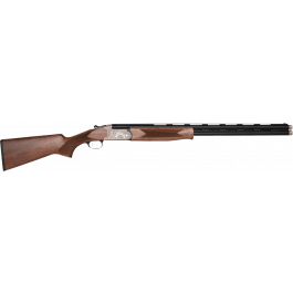 Charles Daly 202A White Over/Under 930.344 Shotgun, 28 Gauge, 26", 2rd, Break Open, Single Selective Trigger, 5 Chokes, Engraved Receiver, Fiber Optic Sight.
