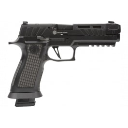 <em>Sig</em> <em>Sauer</em> <em>P32</em>0V004 <em>P32</em>0 21+1 4.60" Black Steel Threaded Barrel, Black Cerakote Optic Cut/Serrated Slide, Black Laser Engraved XSeries Grips