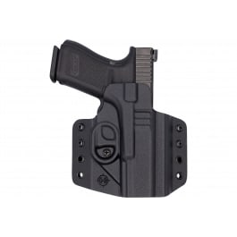 C&G Holsters C&G Holsters 0006100 Covert OWB Black Kydex Belt Loop Fits Glock 19 Fits Glock 23 Fits Glock 45