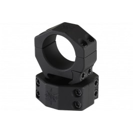 Seekins <em>Precision</em> 0010620010 Scope Ring Set Matte Black Anodized Aluminum 30mm Tube Medium Picatinny Rail Mount