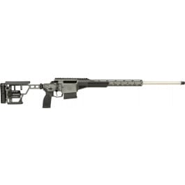 <em>Sig</em> <em>Sauer</em> CROSS6524BGRY Cross 5+1 24" Threaded Heavy Stainless Barrel, Concrete Cerakote Rec, Fully Adjustable & Folding Stock, M-LOK Free-Float Handgaurd, Black Polymer Grip