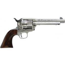 Taylors and Company 550916 Uberti 1873 Cattleman 4.75 Photo Engraved Revolver