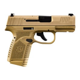 FN USA Reflex Handgun 9mm Luger 11rd & 15rd Mags (2) 3.3" Barrel FDE Night Sights NMS