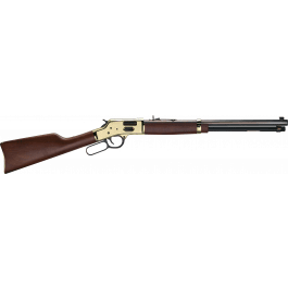 Henry H006GM Side Gate 357 Mag/38 Special 10+1 20" Blued Octagon Barrel, Polished Brass Rec, American Walnut Stock, Adj. Sight