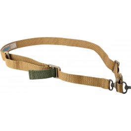 Blue Force Gear VCAS2TO1PB125AACB <em>Vickers</em> 221 Coyote Brown Cordura 54"- 64" OAL <em>One</em>-Two Point AR Platform