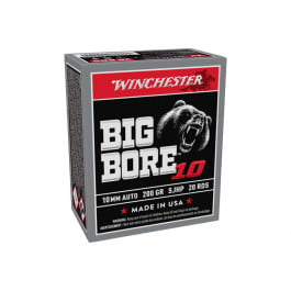 Winchester Winchester Big Bore 10mm Auto 200gr Semi-Jacketed Hollow Point Brass Case 20 Rounds