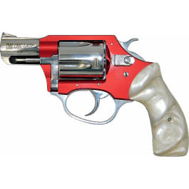 Charter Arms 53826 Chic Lady 5rd 2", Red Anodized Frame, Polished Barrel/Cylinder, White Pearlite Grips, Traditional Hammer Revolver