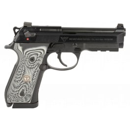 Wilson <em>Combat</em> BER-92CT-9 92G Centurion 17+1(2)/20+1(1) 4.25", Black, Aluminum Pic. Rail Frame, Gray/Black G10 Grips, Tritium <em>Combat</em> <em>Sight</em>