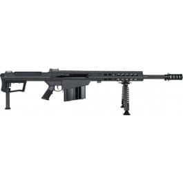 Barrett  M107A1 .50 BMG 20" Chrome Lined Fluted Barrel 10rd Semi-Auto Rifle, 1:15 Twist W/ Muzzle Brake & QD Suppressor Mount - Black