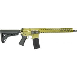 <em>Black</em> Rain Ordnance BROSSPBG Spec15 SSP 30+1 16", Bazooka Green, 15" Slim M-LOK, Magpul Grip/Carbine Stock