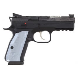 <em>CZ</em> USA 91252 Shadow 2 Compact, 9MM Semi-Auto Pistol, Optic Ready, Fiber Optic Front and Adj. Rear Sight, 2-15 <em>Rd</em> <em>Mags</em>, Black Nitride, Aluminum Grip