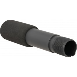 Aim Sports ARPTUB Pistol Buffer Tube with Pad, Black, Fits AR-15 Platform