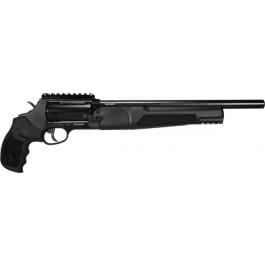Taurus 2-JHD441013MAG Judge .45/.410 3" 12.5 Barrel, 5 Round Revolver, Blued Finish, Picatinny Rail, Rubber Grip