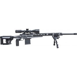 Howa HCRACF65CUSGMDT Howa M1500 6.5 Creedmoor 24 Grey Flag CF