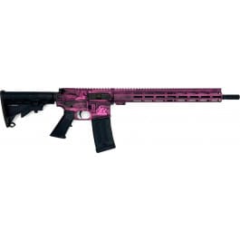 Great Lakes Firearms Great Lakes Firearms GL15223BPPK AR-15 223WYL Battleworn Pink 30rd