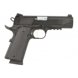 Tisas 1911 Carry 8+1 4.25" Series 70 .45ACP Semi-Auto Pistol,Hammer Forged Barrel, Steel Slide & Frame, Novac Style <em>Low</em> Profile Sights, 2-8 Round Mags