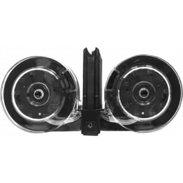 KCI USA KCIMZ001 AR-15 100rd Drum 5.56x45mm NATO, Black/Clear Polymer, Fits mil-Spec AR-15 Platform, Includes Carry Pouch