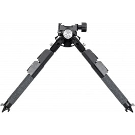 MDT 106292BLK CKYE-POD <em>Gen</em> <em>2</em> Single Pull Standard, Black Aluminum, 9"-15.50", 360 Degrees Pan, Spiked Feet, Integrated Barricade Stop, Fits ARCA/Picatinny/RRS Dovetail Rails