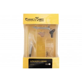 Timney <em>Trigger</em>s ALPHAGLOCK34BRNZE Alpha Competition 9mm Luger/40 S&W, Bronze Straight <em>Trigger</em> Compatible w/Most Glock Gen3-4