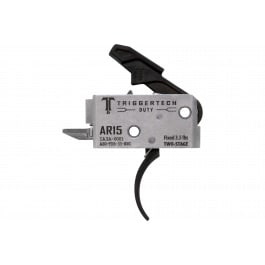 <em>Trigger</em>Tech AH0TDB33NNC Duty Curved <em>Trigger</em> Two-Stage 3.50 lbs Draw Weight Fits AR-15
