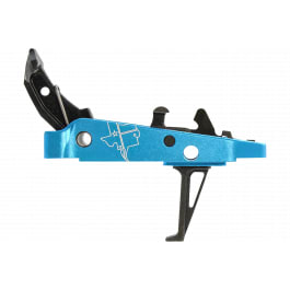 CMC <em>Trigger</em>s 47403 Drop-In <em>Trigger</em> Group 2.0 Single-Stage Flat with 2.50 lbs Draw Weight, Black with Blue Housing, Fits AK-47