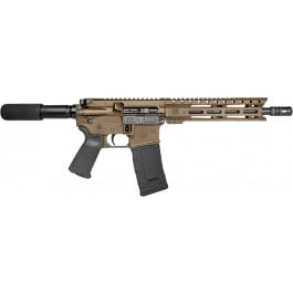 Diamondback DB1915B061 DB15 28+1 10", FDE, Carbon Lower, 9" M-LOK Handguard, Black Padded Buffer Tube/Magpul Grip