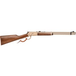 GForce GFLVR357SS Lever Action Rifle, 357 Magnum/.38 Spl, 20" Barrel, 10 + 1 Rounds, Fiber Optic Sights, Nickle Finish, Classic Wood Stock