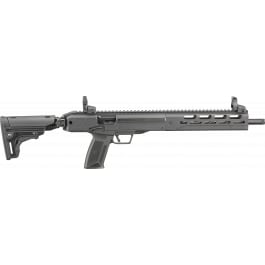 Ruger 19302 LC Carbine 16.25" Threaded Barrel 10+1, Black, Folding Stock, OEM Flip-Up Sights