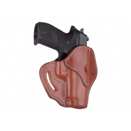 1791 Gunleather 1791 Gunleather ORBH23CBRR BH2.3 Optic Ready OWB Size 2.3 Classic Brown Leather Belt Slide Compatible w/Glock 17/20/21/22/31/34/35/40/41/SIG Sauer P220/P226 Right Hand