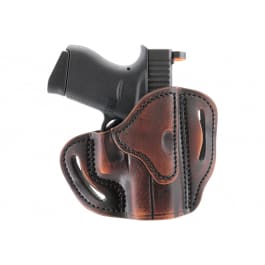 1791 Gunleather 1791 Gunleather ORBHCVTGR BHC Optic Ready OWB Compact Vintage Leather Belt Slide Compatible w/Glock 43/SIG P365 Right Hand