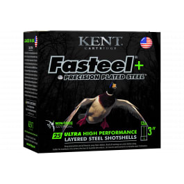 Kent Cartridge Kent Cartridge K123FSP36BBX2 Fasteel + 12GA 3" 1 1/4oz BB Shot 25 Per Box/ 10 Cs - 25SH Box