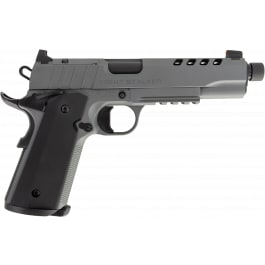 Tisas Night Stalker SF Semi-Automatic <em>.45 ACP</em> 1911 Style Pistol , 5" Barrel, 8+1 Capacity, Picatinny Rail - Cerakote Gray - 10100556