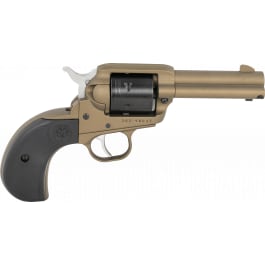 Ruger 2017 Wrangler 6rd 3.75" Burnt Bronze Cerakote Aluminum Frame Black Cerakote Steel Barrel & Cylinder Black Birdshead Grip Revolver
