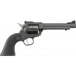 Ruger 2032 Super Wrangler #6 Shot 5.50" Hammer Forged Black Cerakote Barrel & Frame, Black Cylinder w/Black Checkered Polymer Grips Revolver