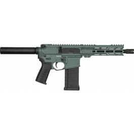 CMMG CMMG Banshee MK4 300BLK 30A240F-CG Pistol, .300 Black, 8" Barrel, 30+1, Direct Impingement, Charcoal Green, RipBrace, M-LOK.