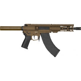 CMMG Banshee Mk47 76A470F-MB Pistol 7.62x39 8" 30rd Semi-Auto Midnight Bronze, M-LOK Handguard, Threaded Barrel.