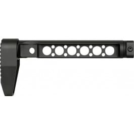 Midwest Industries Stock Tube With Light Weight Stock, AR-15, Aluminum, Black Anodized, 3 QD Swivel Attachments.