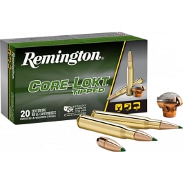 Remington Remington Core-Lokt Tipped 360 Buckhammer 180gr Polymer Tip 20rd Brass Case