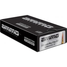 Ammo Inc Ammo 338LM225STA20 Hunt Long Range 338 Lapua Mag 225 GRSuper Shock Tip 20 Per Box