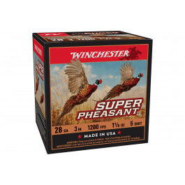 Winchester Winchester Ammo X283PH5 Super Pheasant 28GA 3" 1 1/8oz #5 Shot 25 Per Box