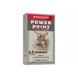 Winchester Winchester Ammo X652 Power-Point 6.5 Creedmoor 140 GR20 Per Box