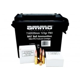 Ammo Inc Ammo 762X39123FMJ-B180 7.62x39mm 123 GRFull Metal Jacket/ - 180 rd