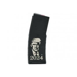 <em>Black</em> Rain Ordnance Trump 2024 30rd 223 Rem/ 5.56 NATO Fits AR-15 <em>Black</em> Polymer