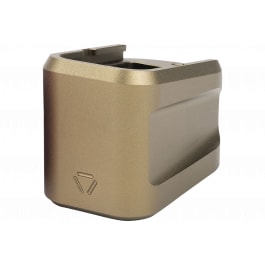 Strike Industries Strike Industries EMPALG19FDE Extended Mag Plate Fits Glock G19 Flat Dark Earth 6061 T-6 Aluminum