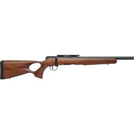 Savage Arms 70817 17HMR Black/WOOD 18" THD