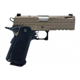 Live <em>Free</em> Armory Apollo 11 Compact 9mm 4.15" Barrel 17rd Semi-Auto Pistol W/ FDE Finish - Double Stack 1911-Style Handgun