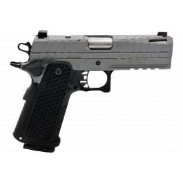 Live <em>Free</em> Armory LFAPC81303 Apollo 11 Compact, Double Stack 1911, Optic Ready, 9MM Caliber, 17+1 Capacity, 4.15" Barrel - Gray